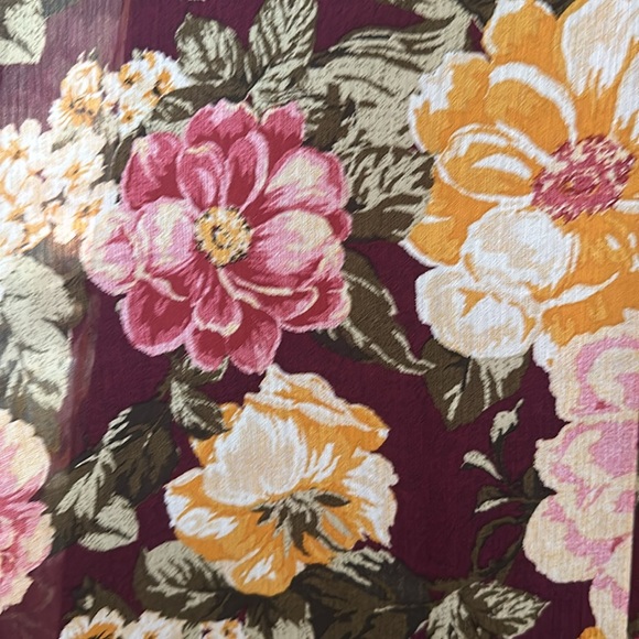 VICI Spicing Things Up Floral Mesh Maxi Dress XS NWT - Picture 12 of 13